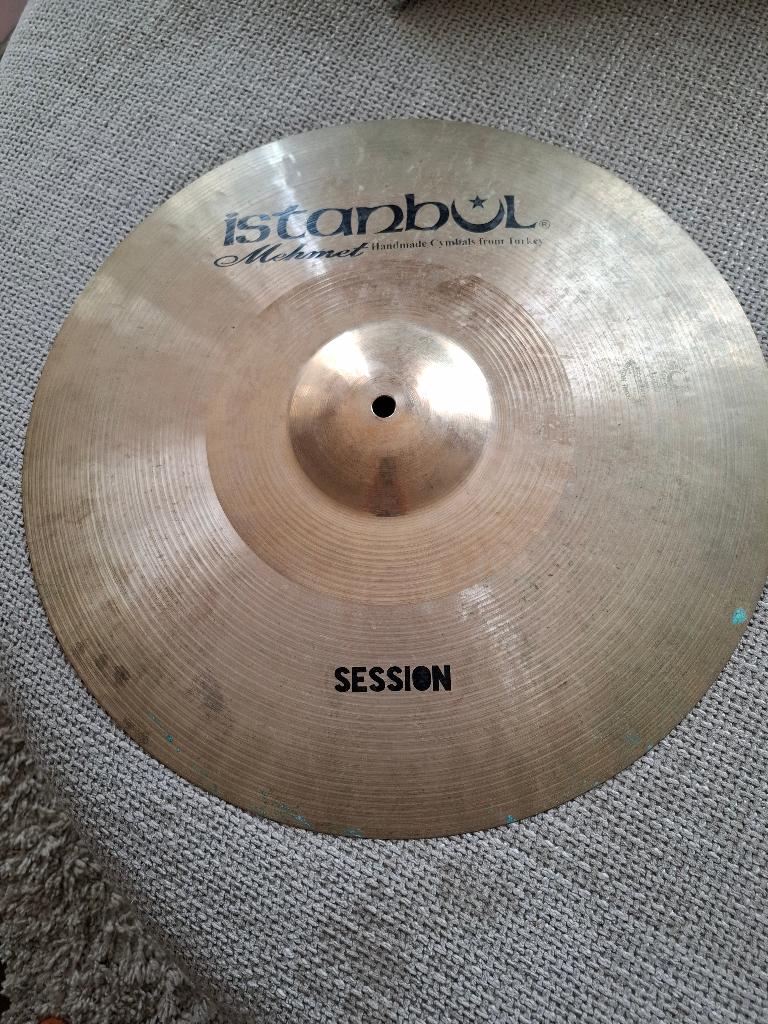 Istanbul Mehmet 17 inch session crash voor uw drumstel, Ophalen of Verzenden, Gebruikt, Drums of Percussie