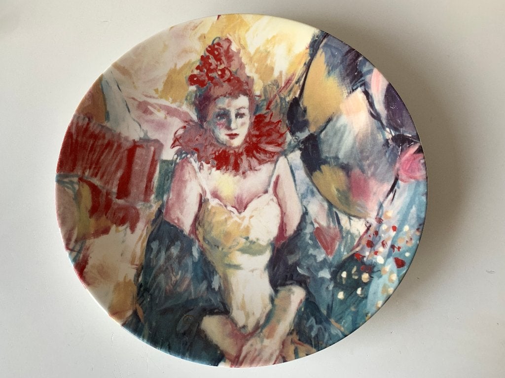 Kunst op Tafel bord Annemarie de Groot Tango Amore, Ophalen, Bord