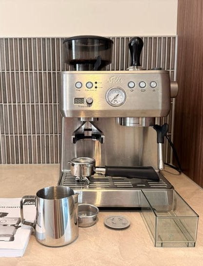 Solis Grind & Infuse Perfetta Espressomachine, Witgoed en Apparatuur, Koffiezetapparaten, Afneembaar waterreservoir, Espresso apparaat