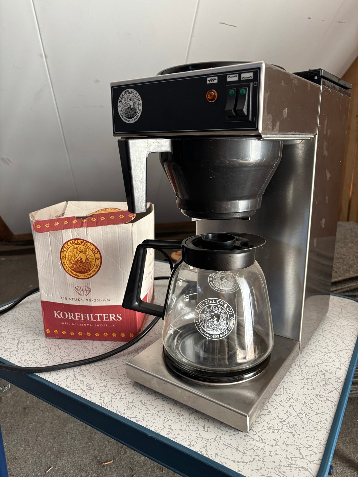Alex Meijer & Co. Horeca Koffiezetapparaat, Ophalen, Gebruikt, 10 kopjes of meer, Koffiemachine