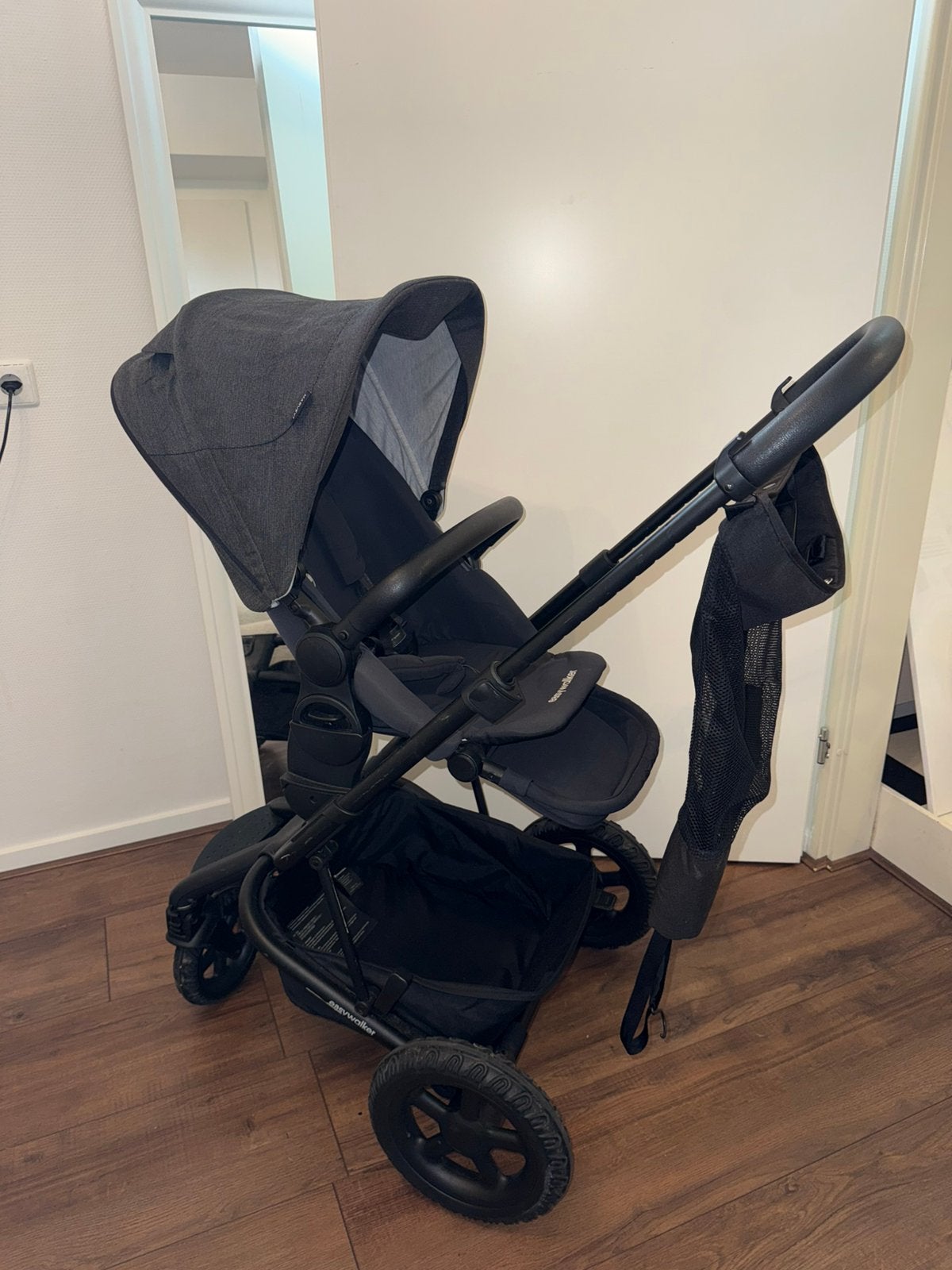 Kinderwagen Easywalker harvey2 grey/black, Zo goed als nieuw, Duowagen, Ophalen, Kinderwagen