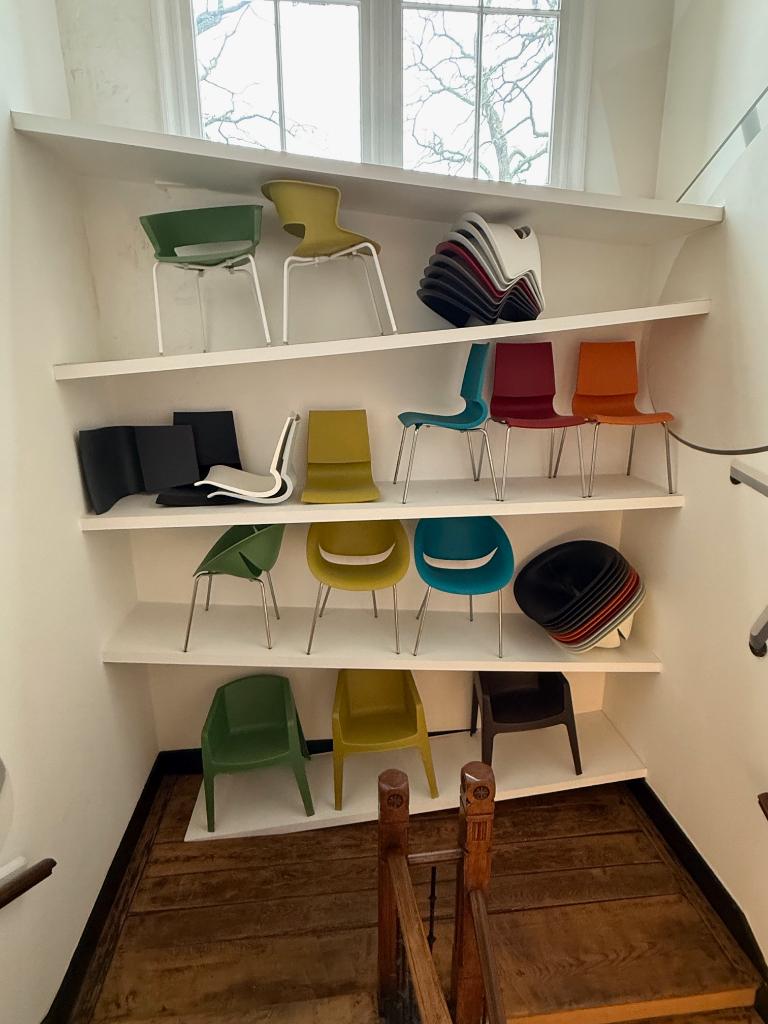 design stoelen en tafels, Overige kleuren, Design, Zo goed als nieuw, Vijf, Zes of meer stoelen