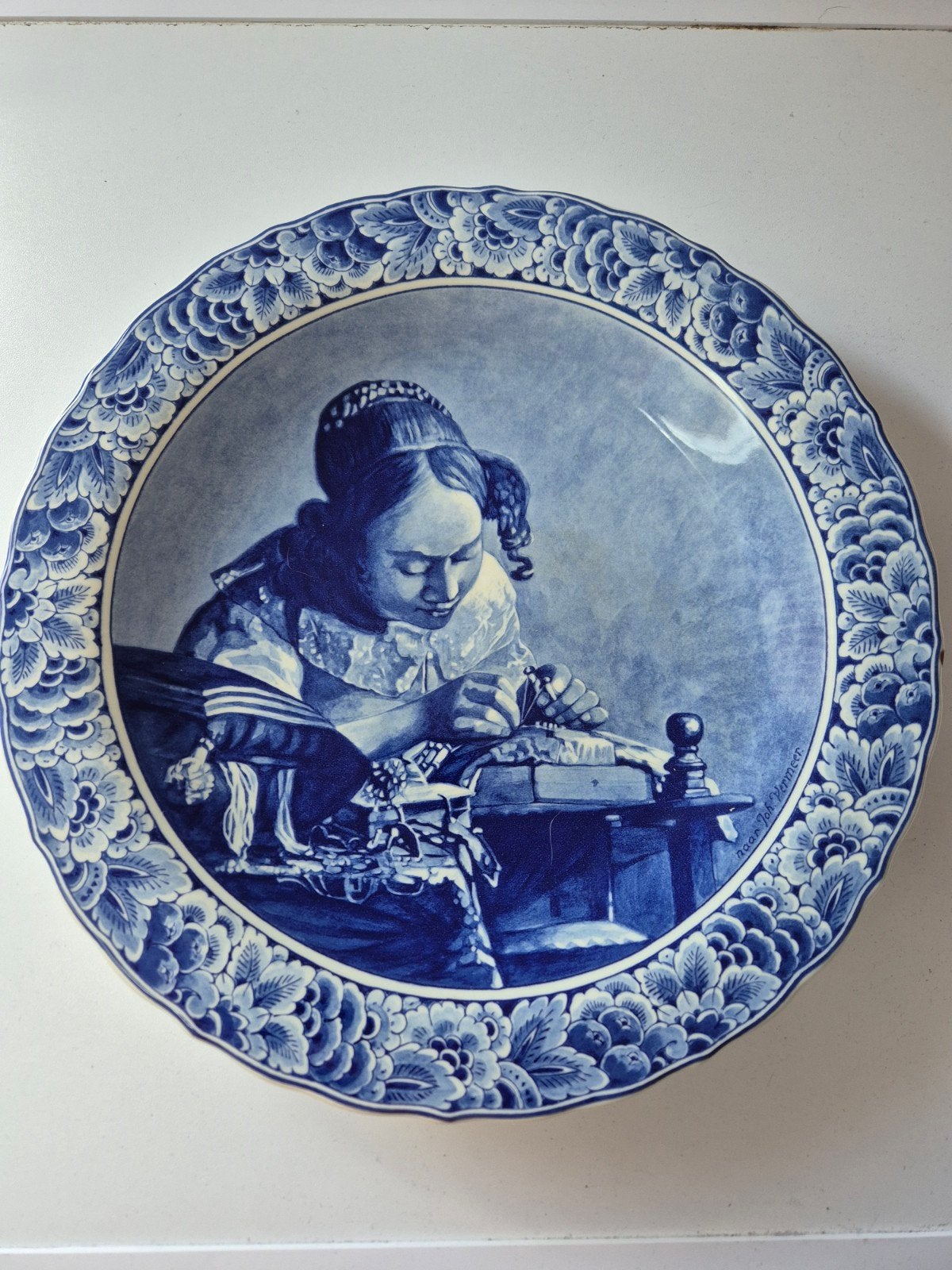 2 sierborden, Ophalen