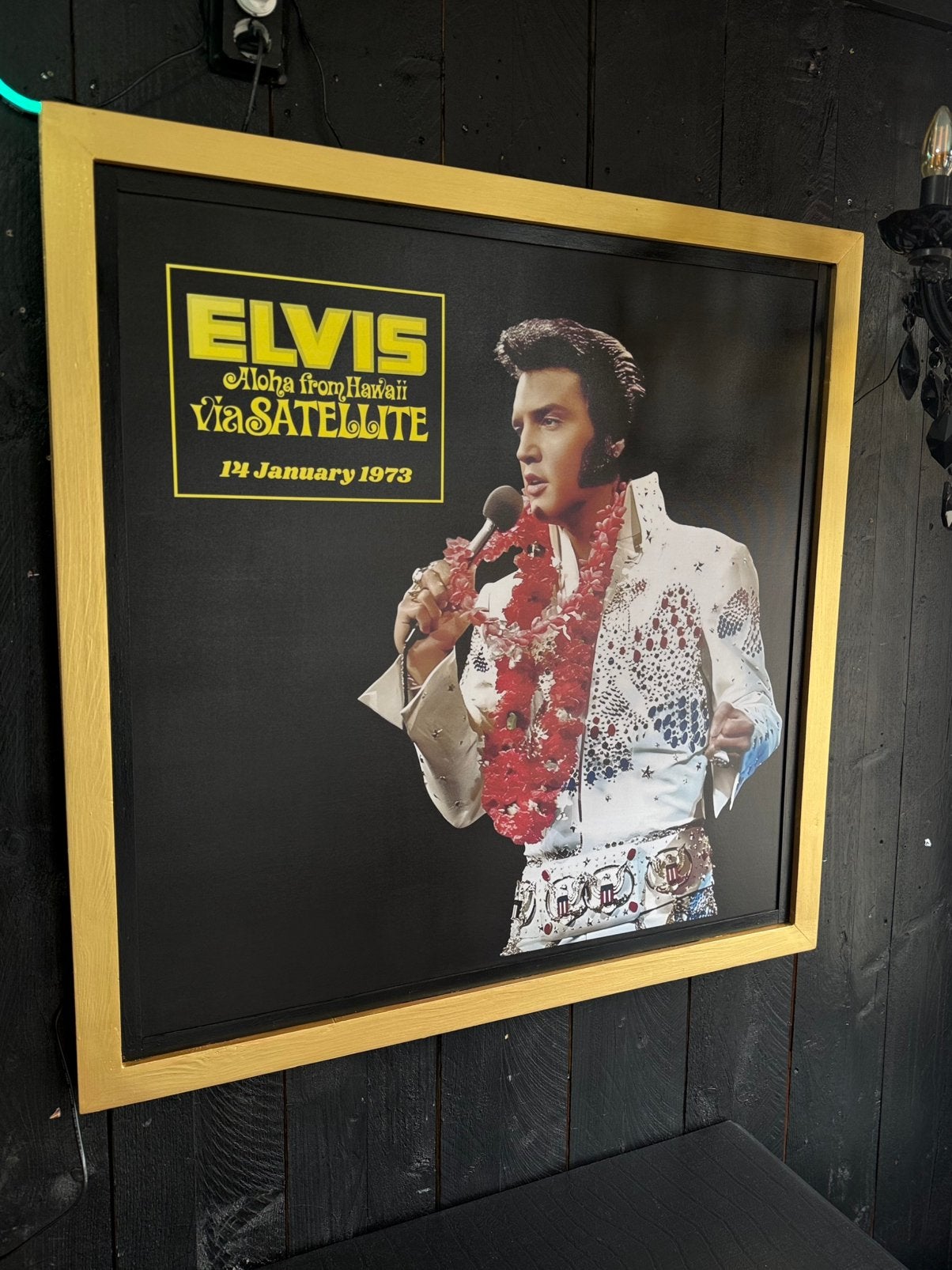 Elvis Aloha from hawaii 100x100cm, Ophalen, Marlons, Eu, Zo goed als nieuw