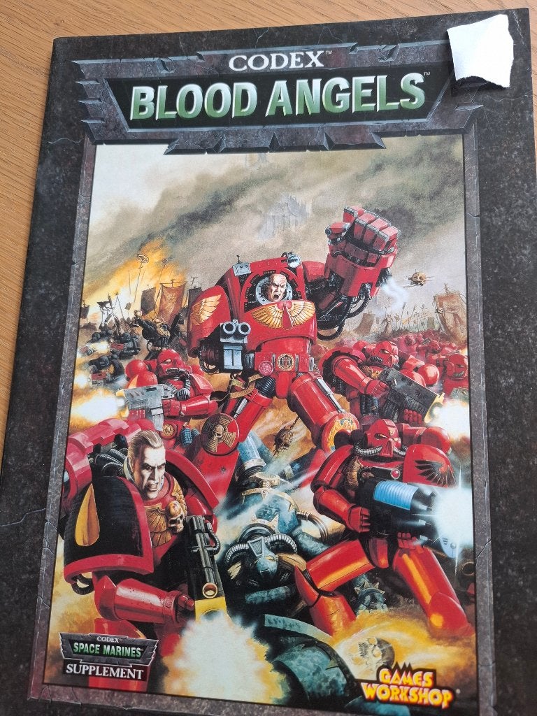 Warhammer 40K Codex Blood Angels ONGELEZEN GLOEDNIEUW, Hobby en Vrije tijd, Wargaming, Ophalen of Verzenden, Nieuw, Warhammer 40000