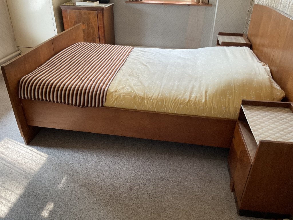 Art Deco slaapkamer, Antiek en Kunst, Antiek | Meubels | Bedden, Ophalen