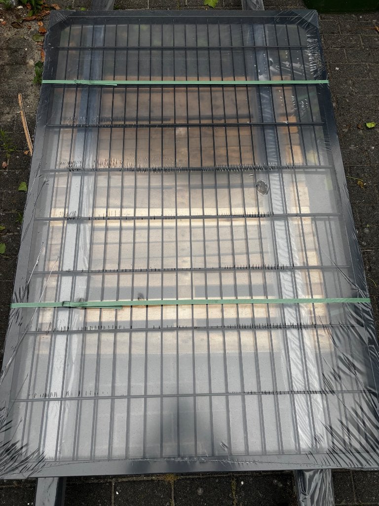 Looppoort dubbelstaafmat 8/6/8 nieuw, Tuin en Terras, Tuinhekken en Hekwerk, Nieuw, Dubbelstaafmat hekwerk, IJzer, Ophalen