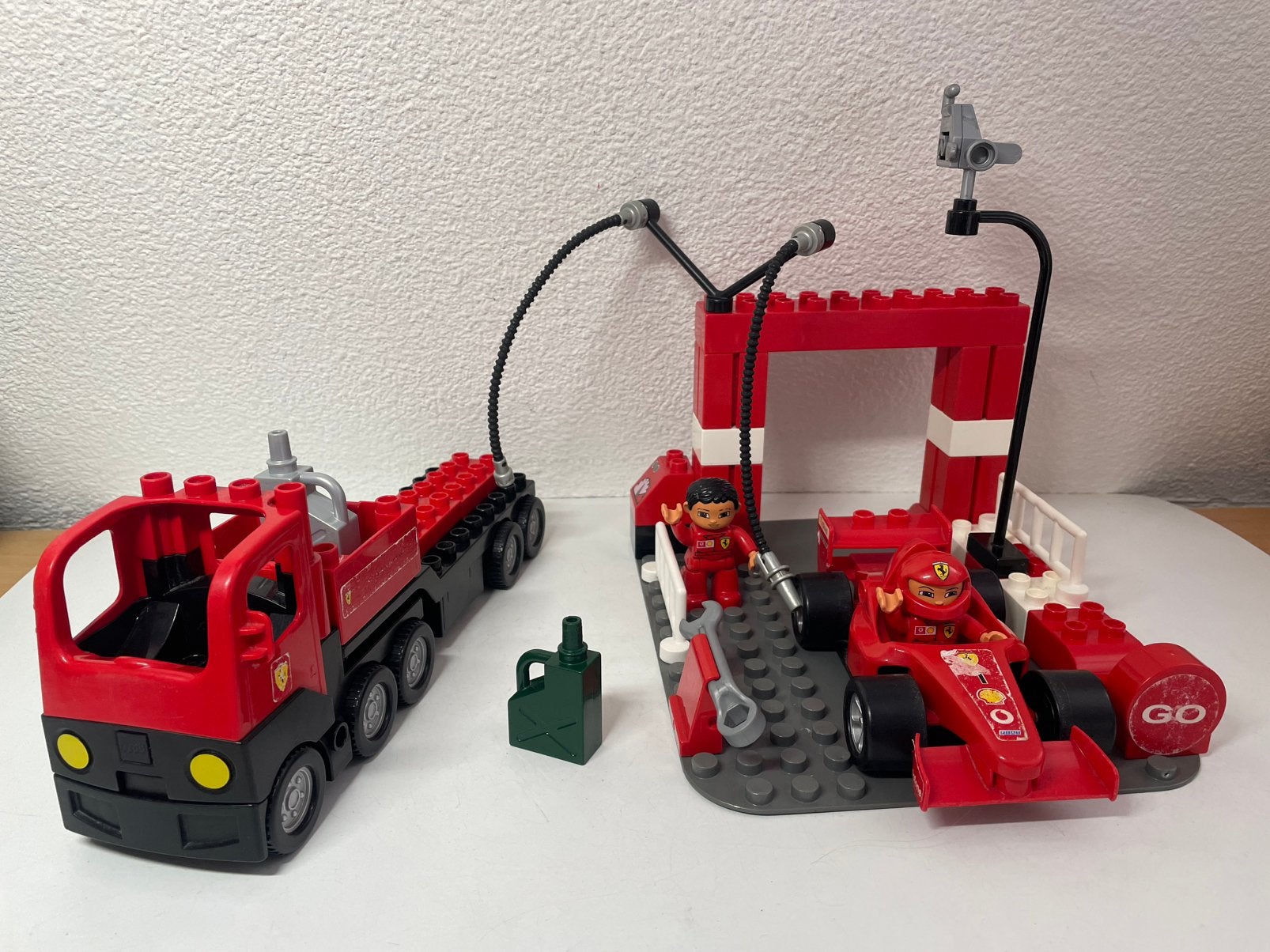 Duplo 4964 Ferrari Race Team, Gebruikt, Ophalen of Verzenden, Compleet, Duplo