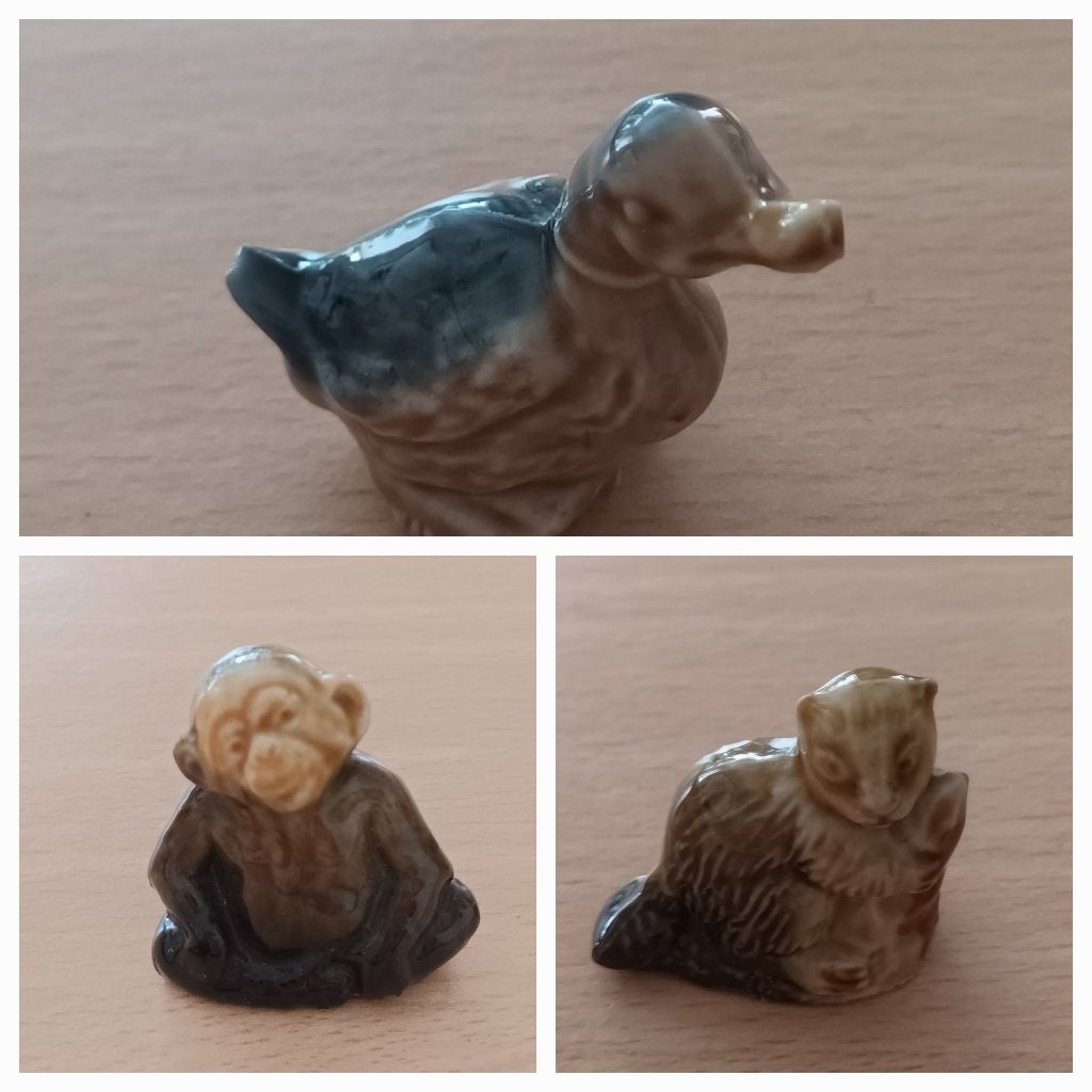 3 Wade letterbak beeldjes jaren 70-80, Verzamelen, Beelden en Beeldjes, Ophalen of Verzenden, Zo goed als nieuw, Dier