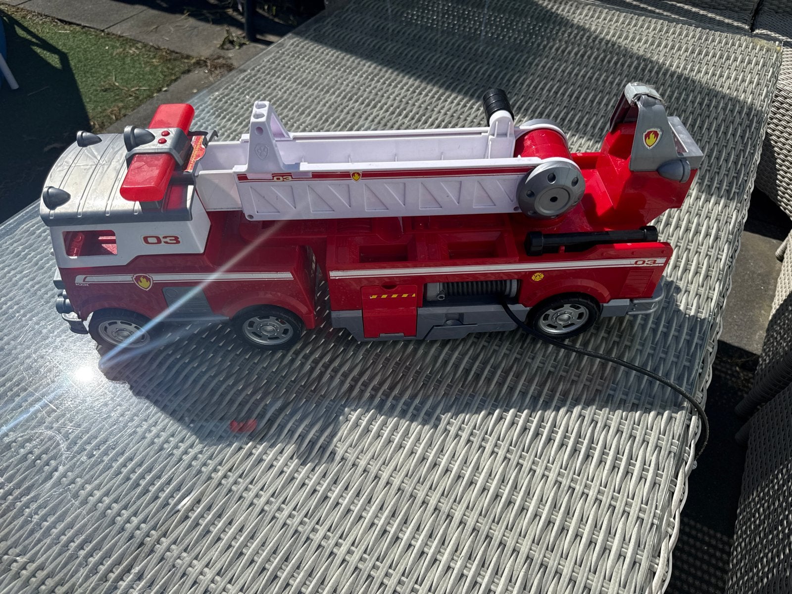 Paw Patrol Marshall Brandweerwagen Speelgoed, Ophalen of Verzenden, Zo goed als nieuw