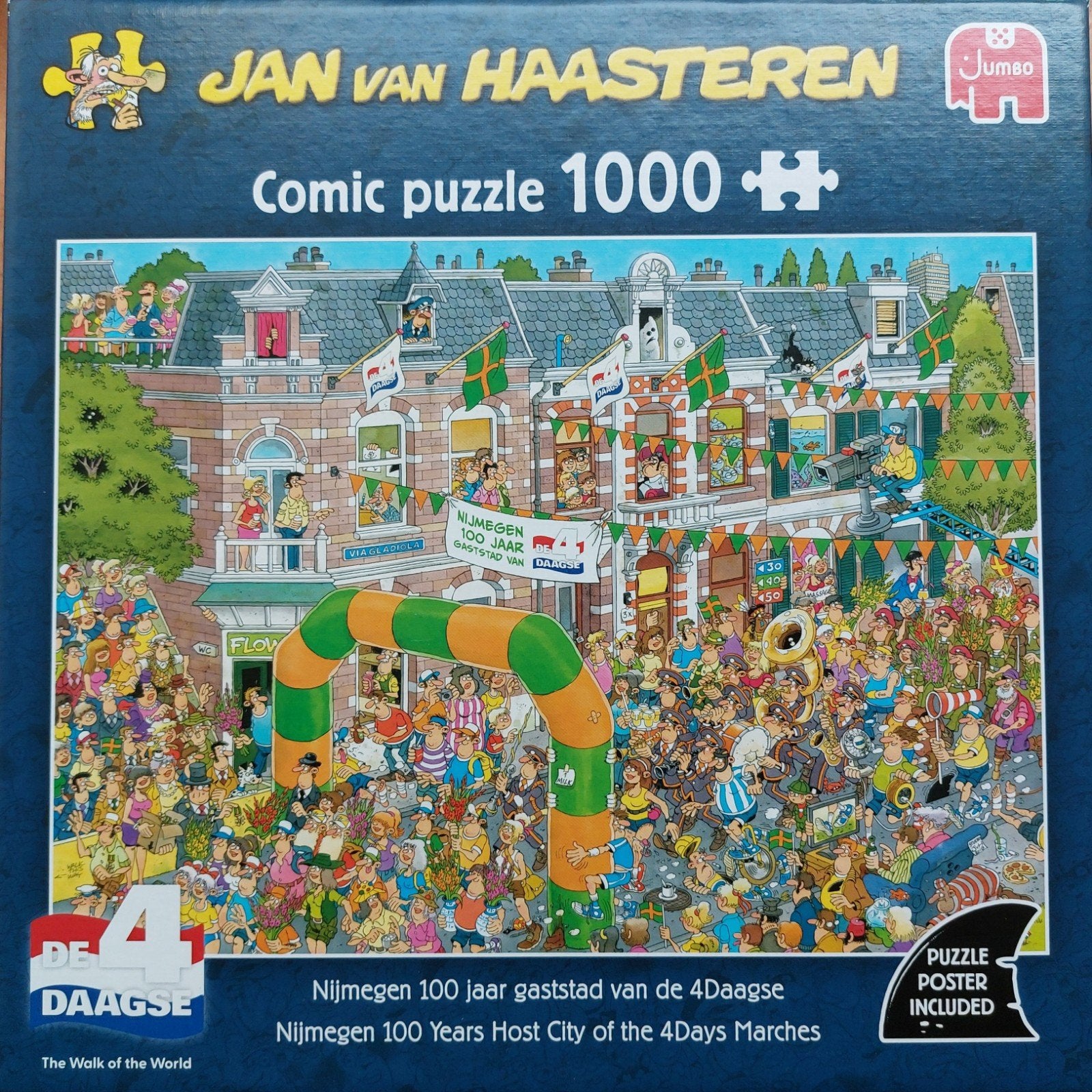 1000 stukjes jan van haasteren 4 stuks, Ophalen of Verzenden, 500 t/m 1500 stukjes, Zo goed als nieuw