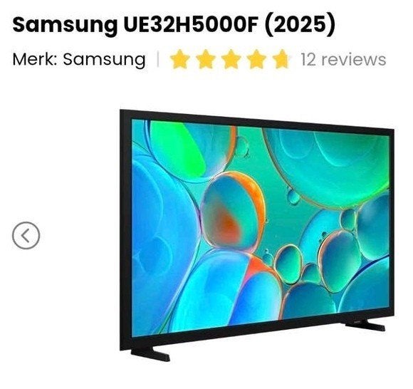 Samsung 32" HD Smart H5000F (2025) NIEUW, Ophalen, LED, 50 Hz, Nieuw