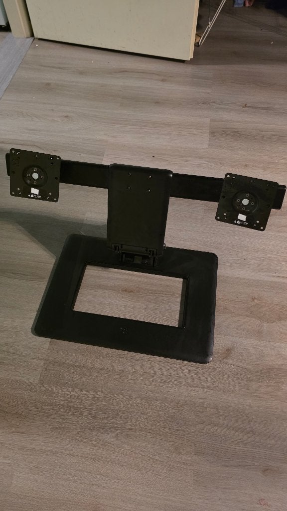 HP Adjustable Dual Display Stand 61 cm (24") Zwart