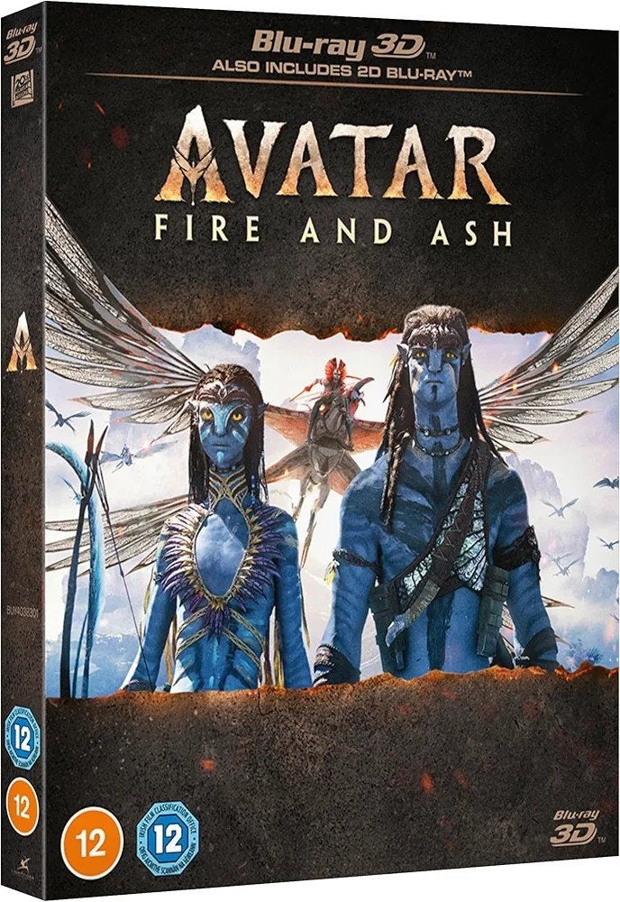Avatar Ash and Fire 3D Blu-Ray UK (Geseald) Slipcover, Ophalen of Verzenden, Nieuw in verpakking, Actie