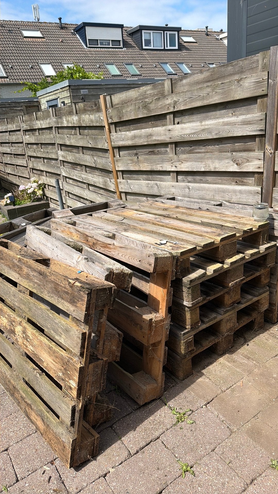 Euro pallets 12 stuks, Doe-het-zelf en Verbouw, Hout en Planken, Ophalen, Gebruikt, Pallet, Minder dan 200 cm