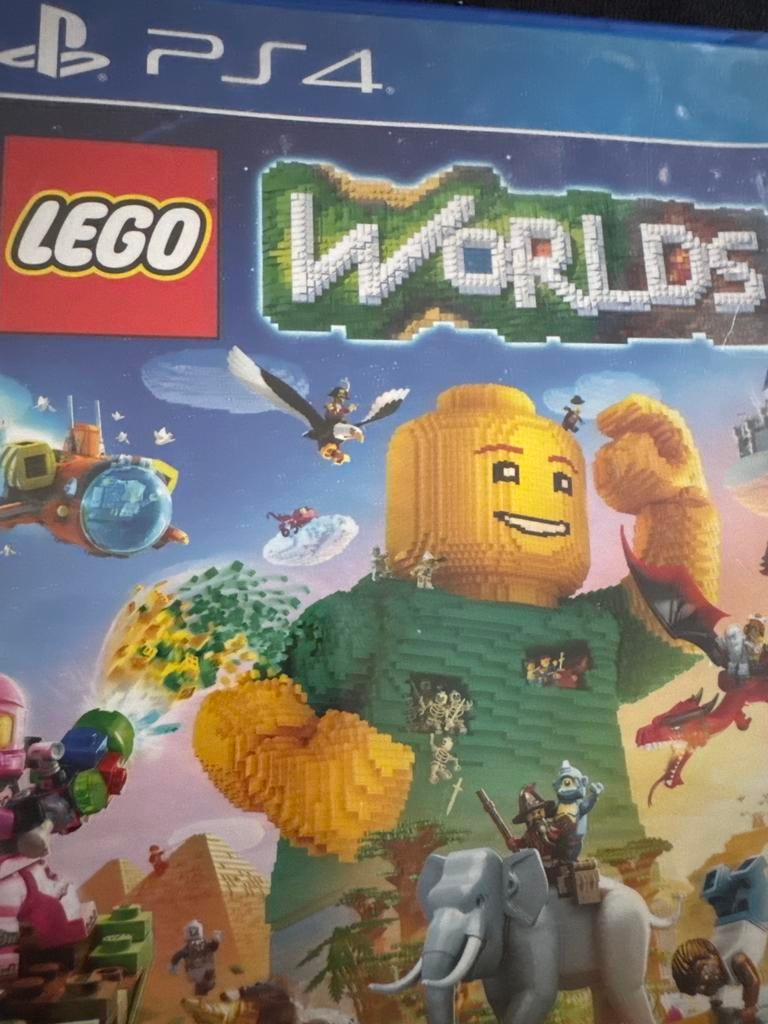 LEGO Worlds PS4 - Bouw je eigen avontuur!, Avontuur en Actie, Gebruikt, 2 spelers, Eén computer