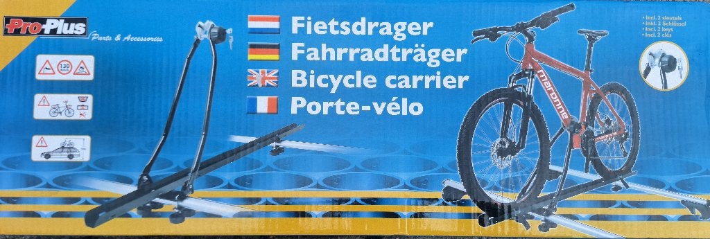 Proplus Fietsdrager Dakmontage Eurobike, Auto diversen, Ophalen, Nieuw, Dakdrager