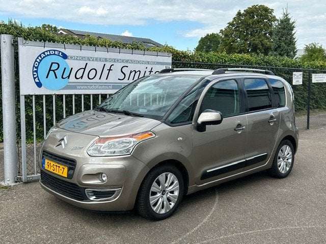 Citroen C3 Picasso 1.4 VTi Exclusive, Auto's, Voorwielaandrijving, Gebruikt, Beige, Origineel Nederlands