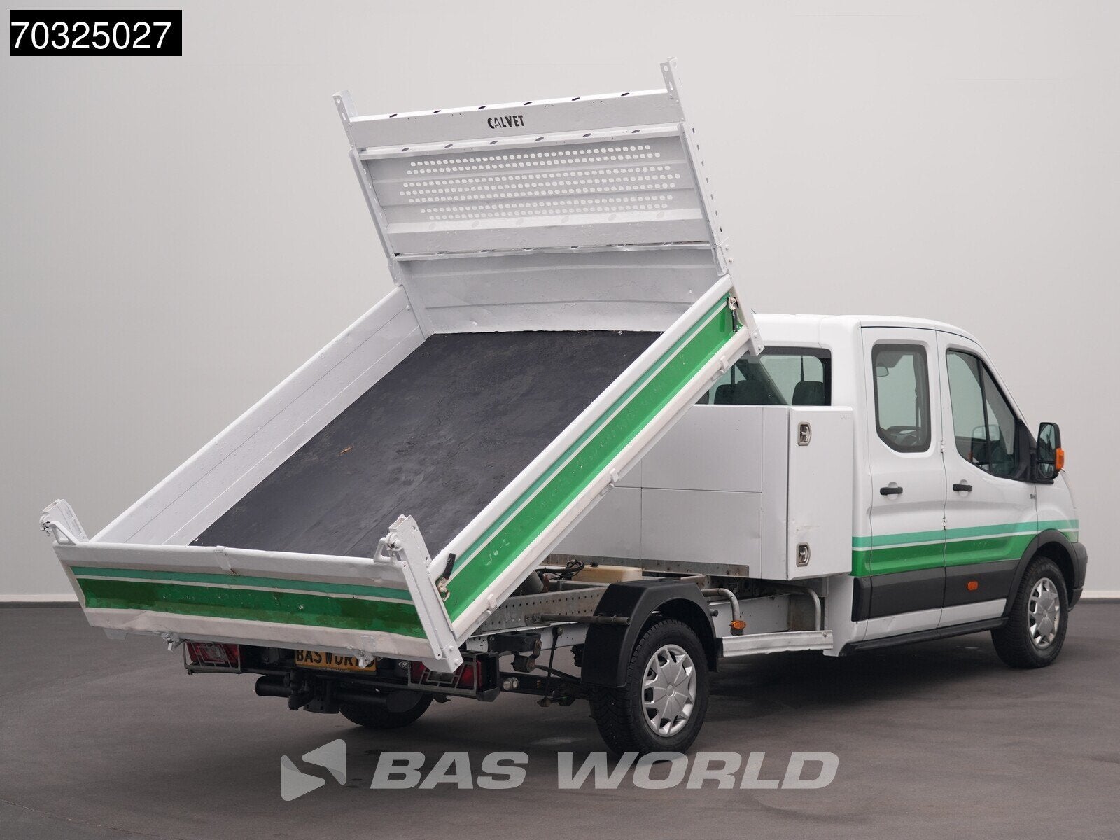 Ford Transit 130pk Dubbel Cabine Kipper Trekhaak Airco Cruis, Stof, Euro 6, 4 cilinders, 2000 kg