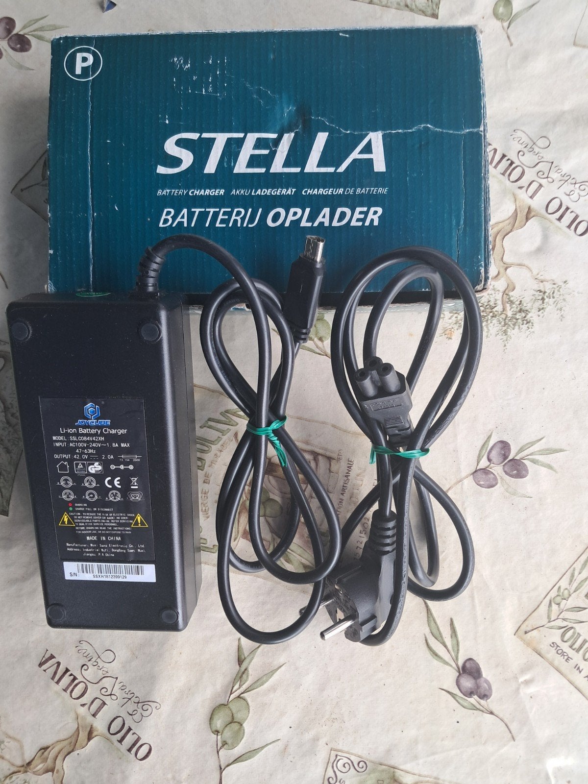 stella oplader electr fiets zgan, Ophalen