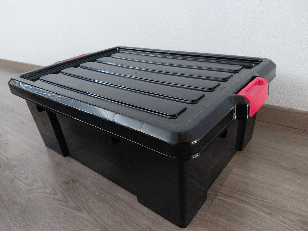 IRIS Powerbox Opbergbox - 43L - Kunststof (2x), Doe-het-zelf en Verbouw, Kratten en Dozen, Ophalen, Krat, Minder dan 35 cm