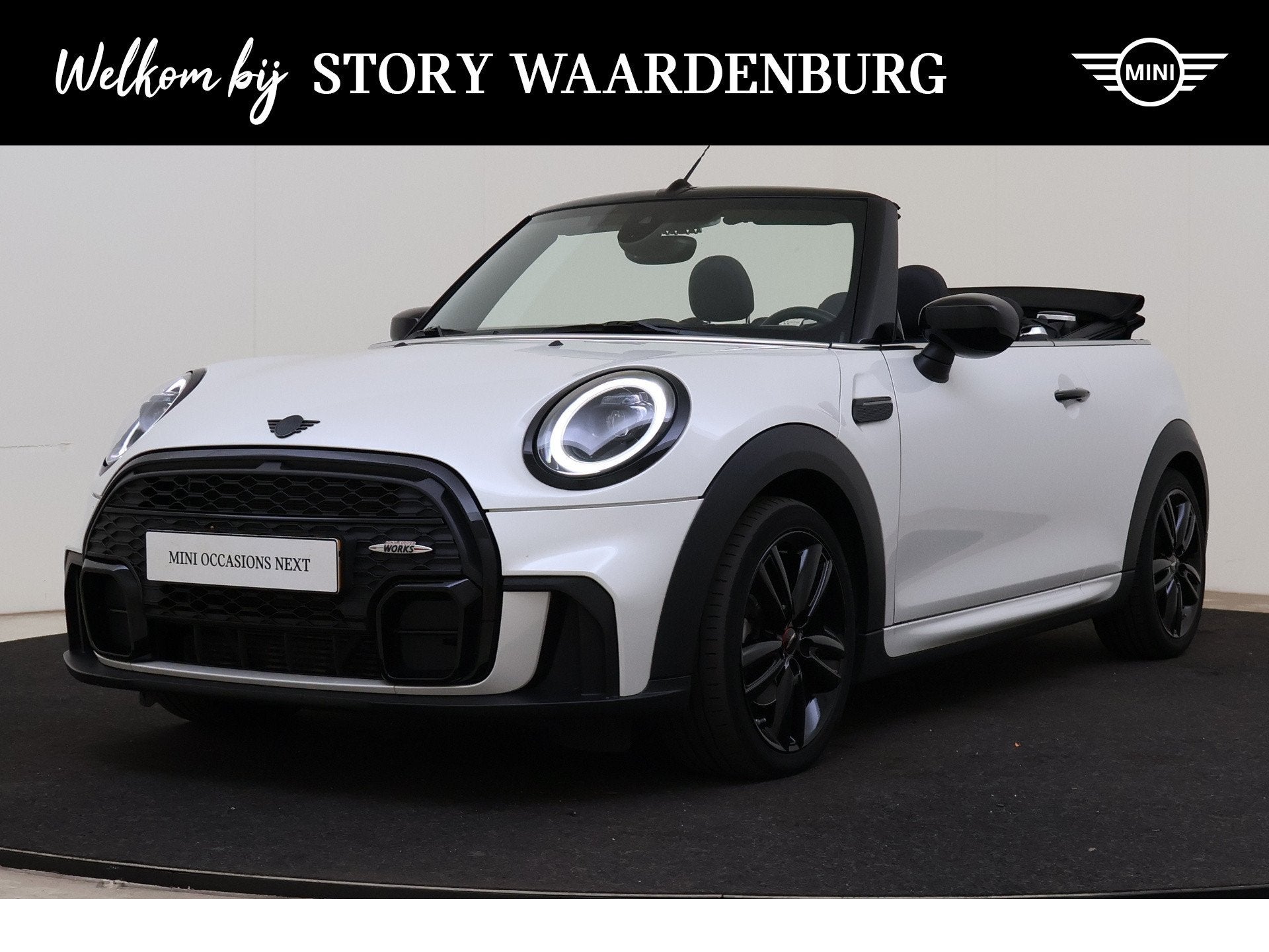 MINI Cabrio Cooper JCW Automaat / Sportstoelen / Achteruitri, Auto's, Mini, Dealer onderhouden, 136 pk, Gebruikt, 4 stoelen