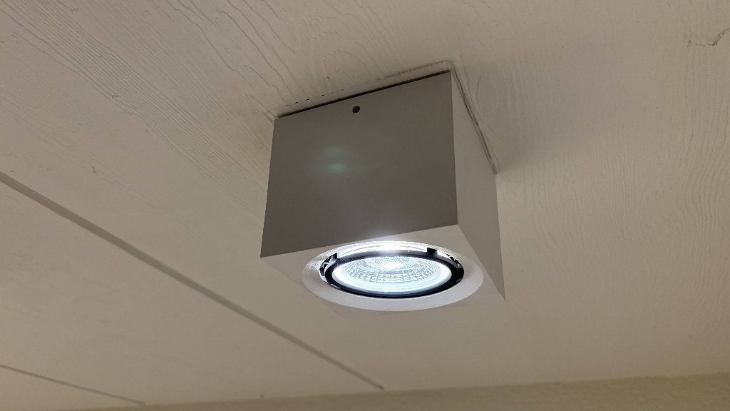 5 x Lucide FEDLER - Plafondspot - LED Dim to warm - GU10, Ophalen, GU10, Opbouwspot, Dimbaar