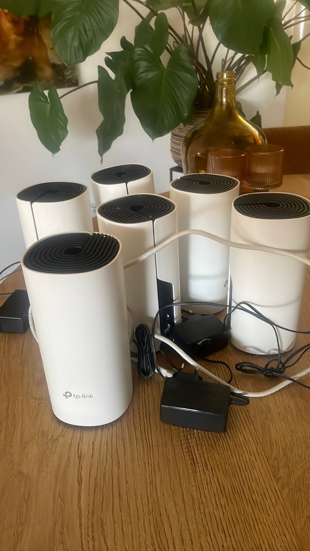 Set van 6 TP-Link Deco XE75 Pro WiFi 6E Mesh Routers, Computers en Software, Routers en Modems, Ophalen of Verzenden, Zo goed als nieuw