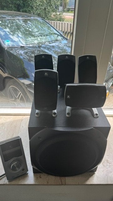 Logitech Z5500 Digital speakerset 5.1, Audio, Tv en Foto, Luidsprekers, Gebruikt, Surroundset, 120 tot 150 watt, Logitech, Ophalen