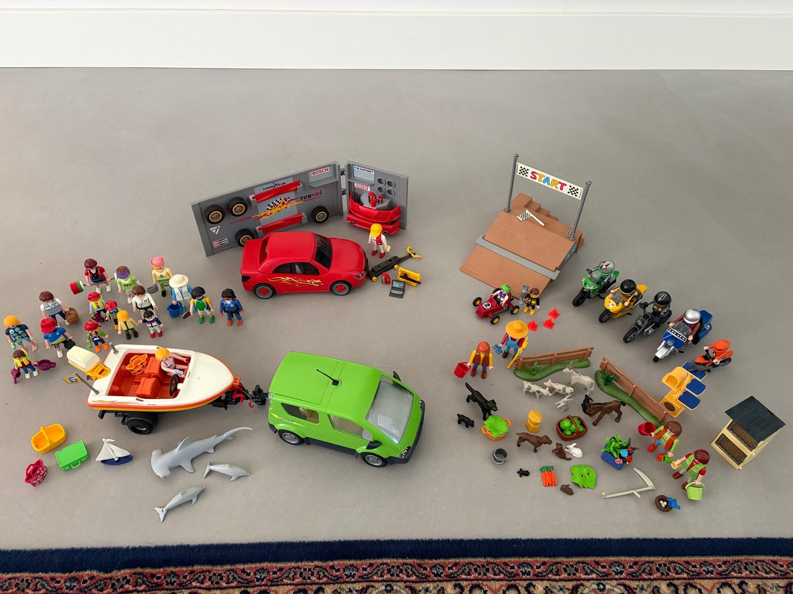 Playmobil complete set: Voertuigen, boerderij & meer!, Gebruikt, Complete set, Ophalen of Verzenden, City action