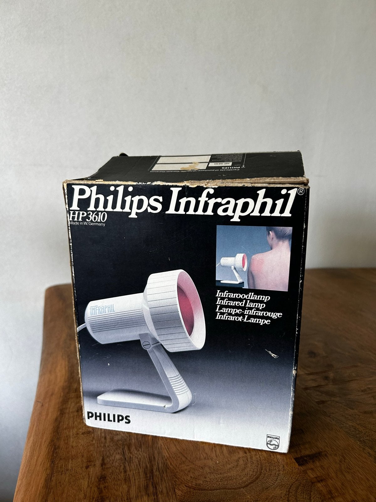 Philips Infraphil HP3610 Infraroodlamp - Made in W. Germany, Ophalen of Verzenden, Gebruikt