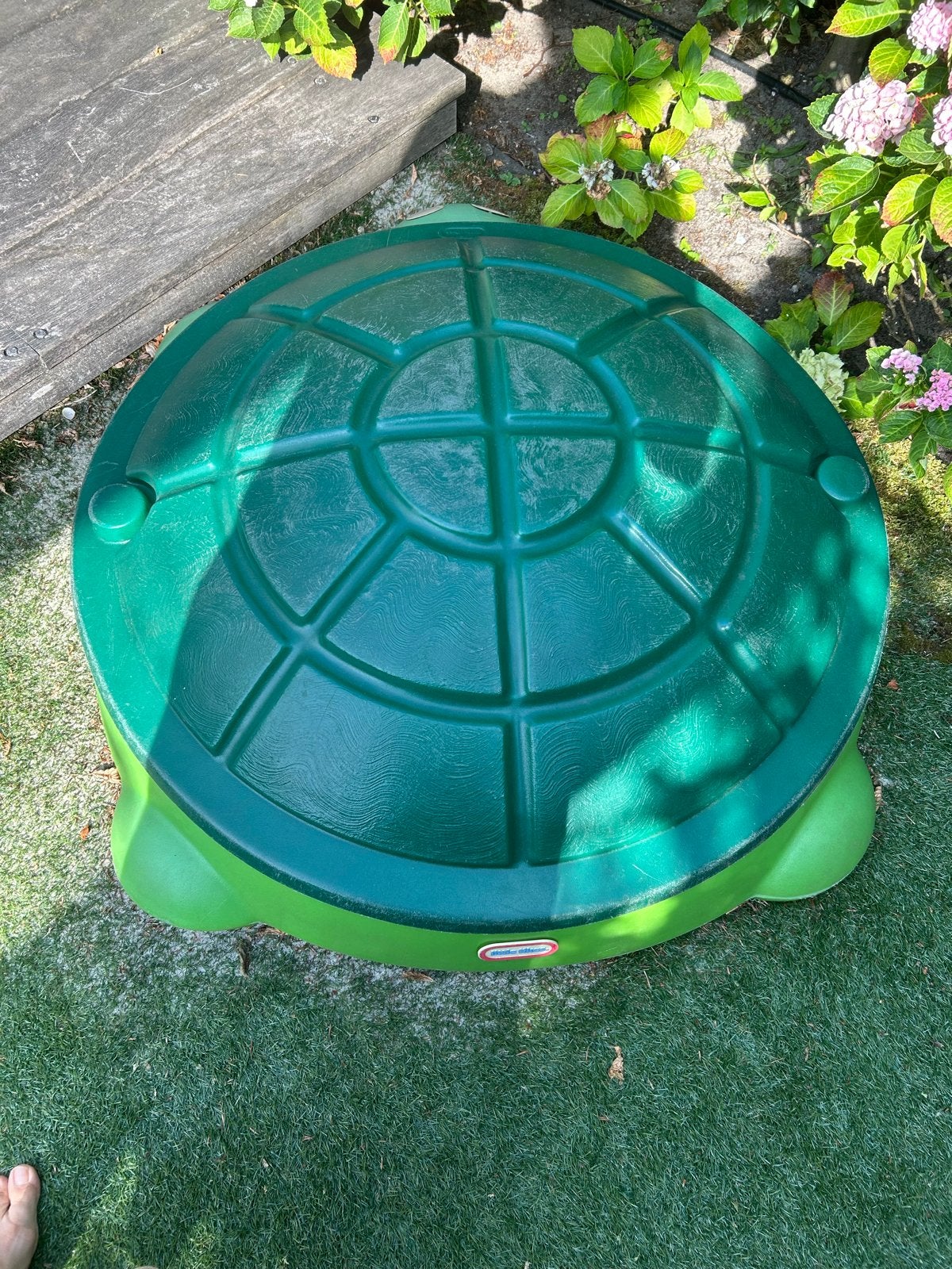 Little Tikes Schildpad Zandbak - Groen, Ophalen, Gebruikt