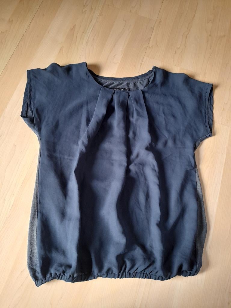 BLAUWE TOP MET KORTE MOUW MAAT M, Kleding | Dames, Maat 38/40 (M), Blauw, Ophalen of Verzenden, Korte mouw