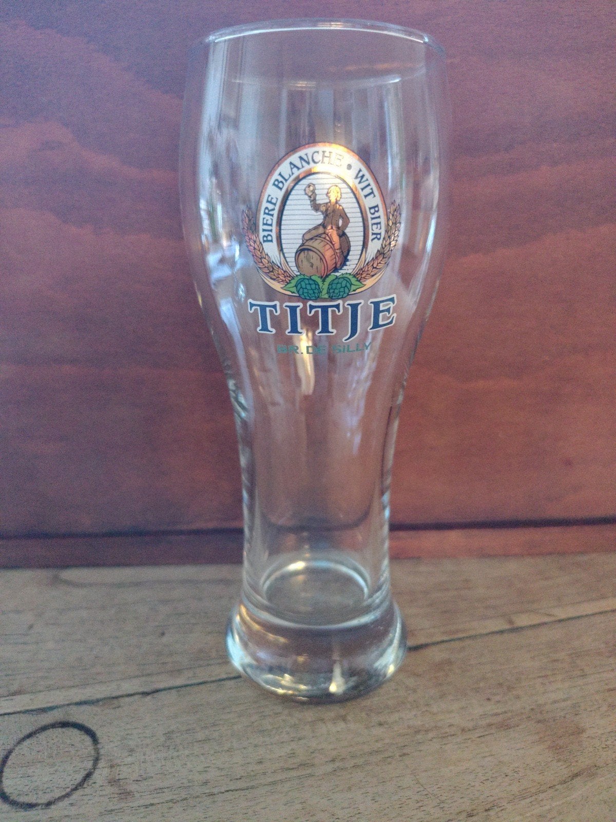 Titje Bierglas - Biere Blanche Wit Bier, Ophalen of Verzenden, Gebruikt