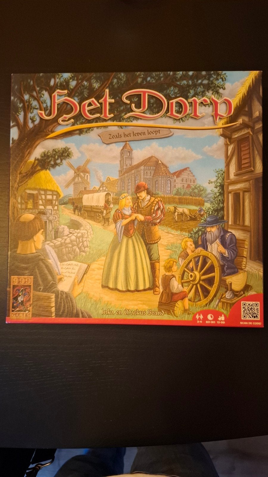 Bordspel Het Dorp van 999 Games - Zo goed als nieuw, Drie of vier spelers, Ophalen of Verzenden, Zo goed als nieuw, 999 Games