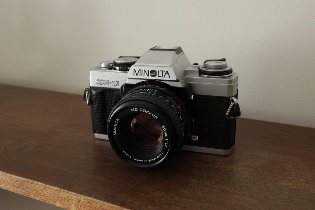 Minolta xg-m camera analoog 35mm konica olympus canon nikon, Ophalen of Verzenden, Gebruikt, Spiegelreflex, Minolta
