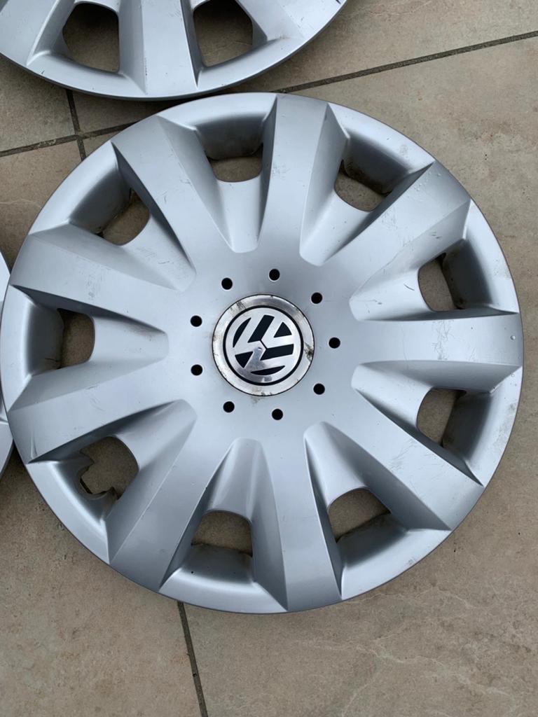 Set van 4 originele Volkswagen wieldoppen, Ophalen of Verzenden, Gebruikt