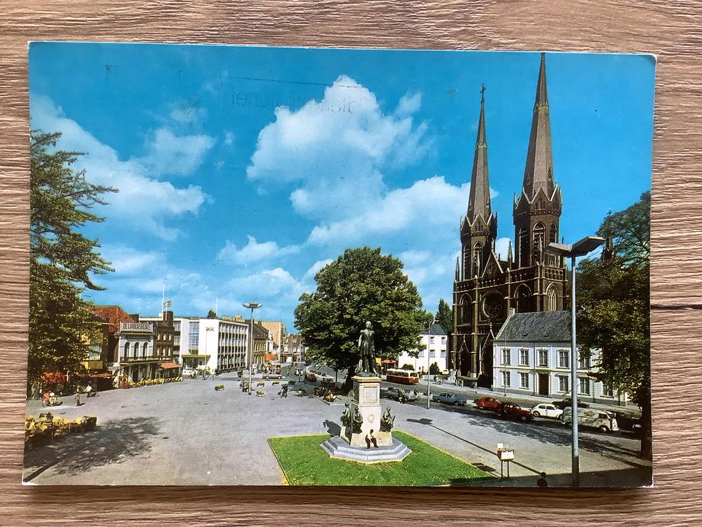 ansichtkaart Tilburg, Ophalen of Verzenden, Gelopen, Noord-Brabant
