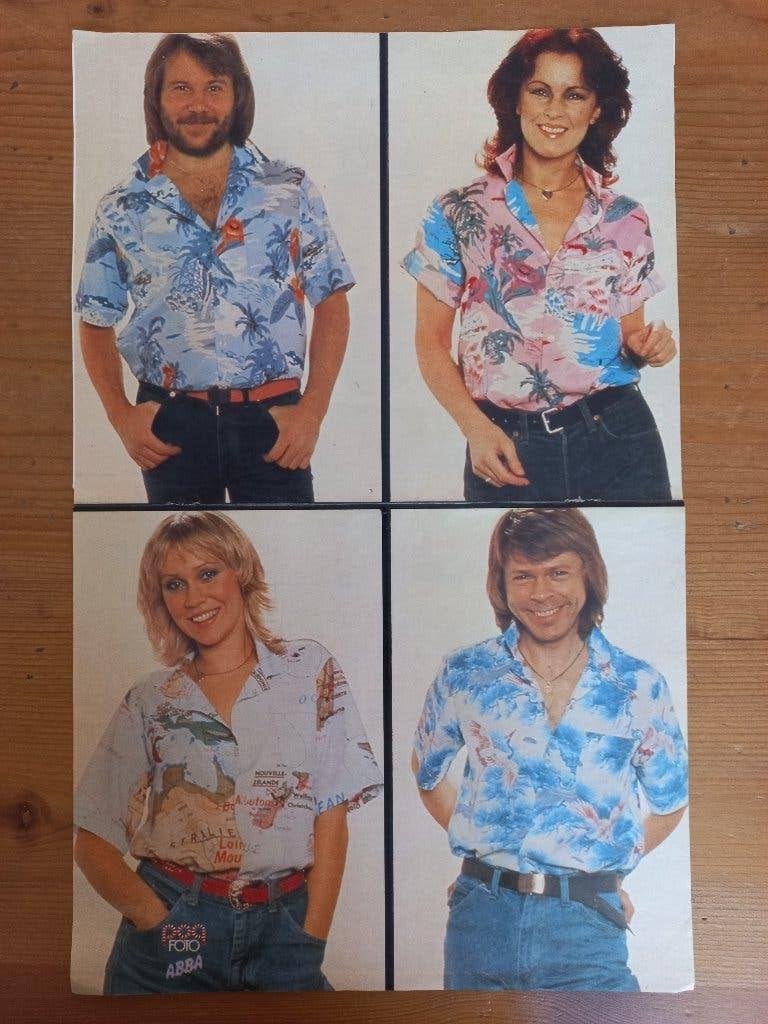 ABBA artikelen uit begin jaren 80 2 euro per artikel, Ophalen of Verzenden, Gebruikt, Boek, Tijdschrift of Artikel