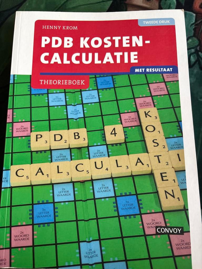 PDB Kostencalculatie Theorieboek & Opgavenboek Henny Krom, Boeken, Ophalen of Verzenden, Gamma, Zo goed als nieuw, MBO