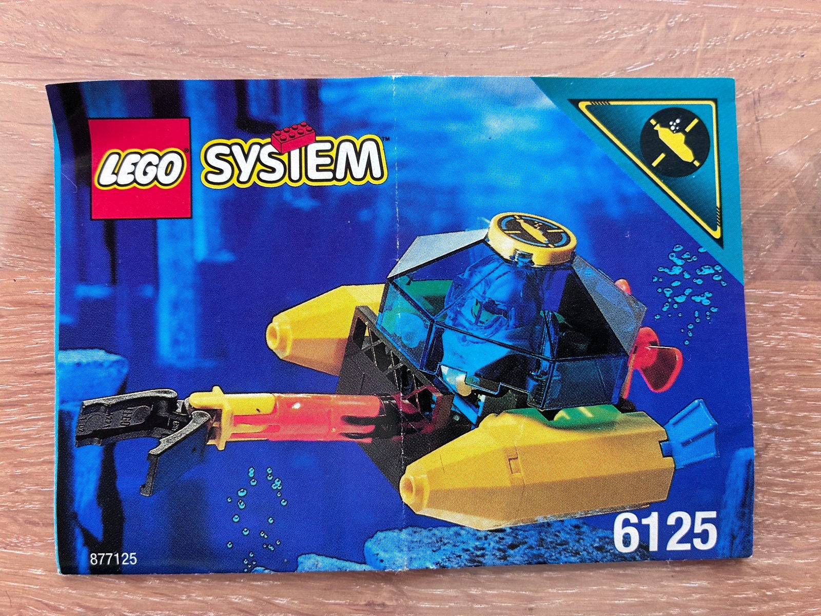 Lego System Sea Sprint 9 #6125 (1995), Ophalen, Lego, Zo goed als nieuw, Inclusief instructies