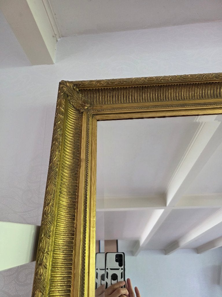 221 h x 120 b 7 d cm Luxe Antieke Franse Barok Spiegel - XXL, Ophalen, Gebruikt, 200 cm of meer, 100 tot 125 cm