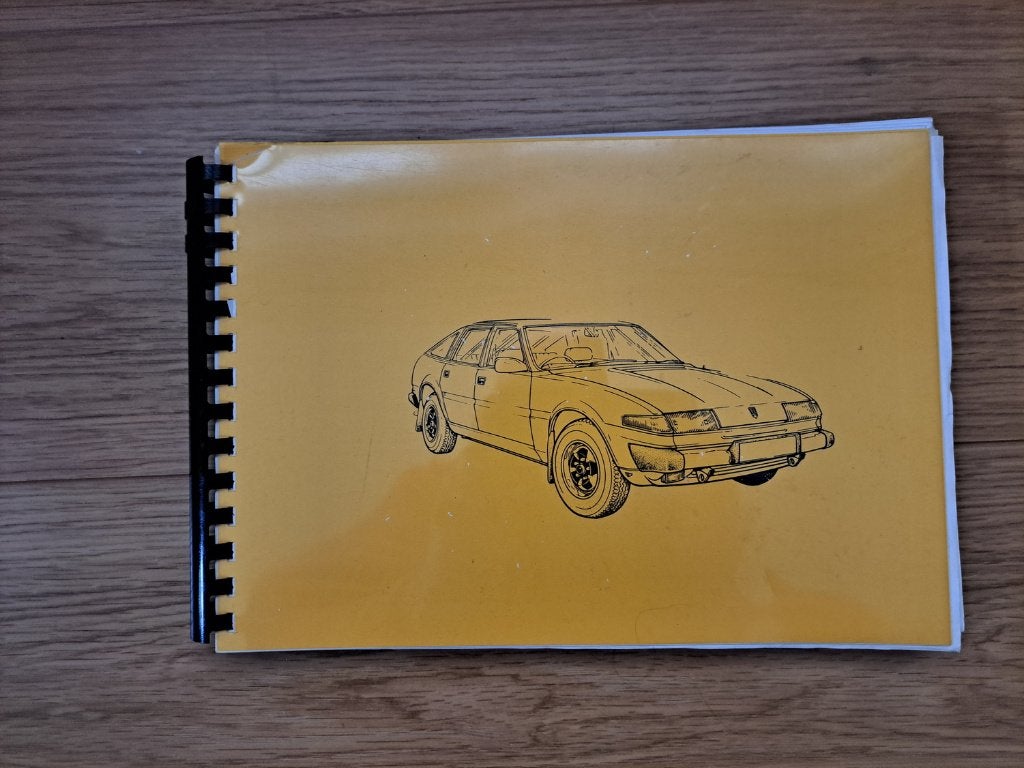 Rover SD1 onderdelenboek 1982 1987, Ophalen, Zo goed als nieuw, Overige merken