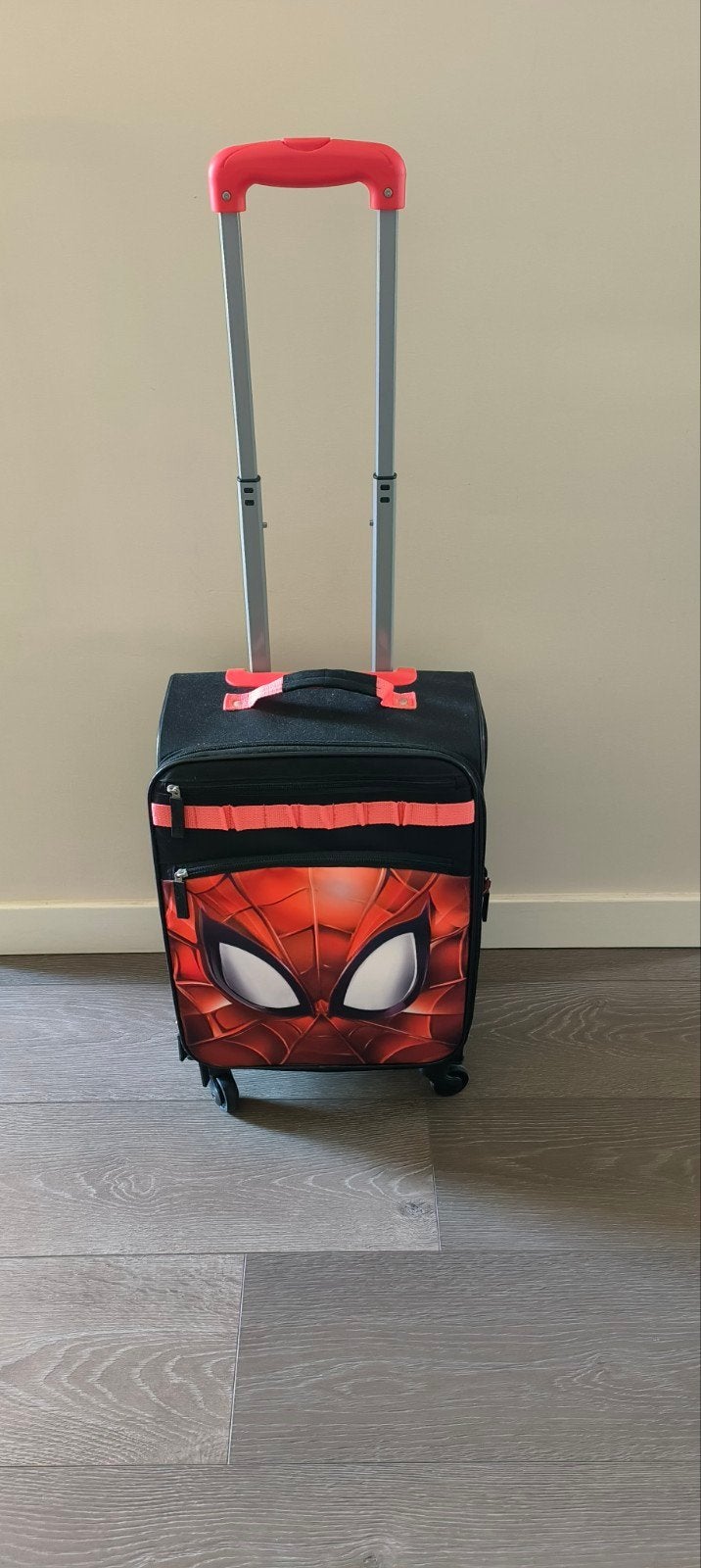 Spiderman Trolley Koffer - Ideaal voor Jonge Reizigers, 40 tot 60 cm, Zwart, Ophalen of Verzenden, Zo goed als nieuw