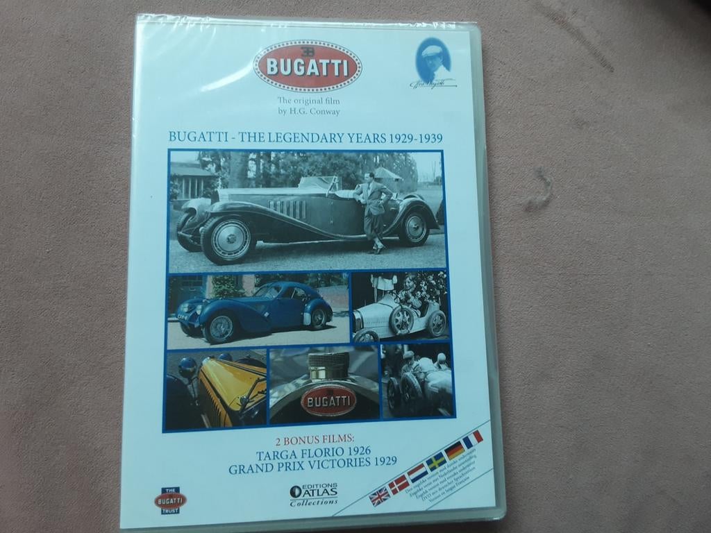 Bugatti  dvd, Ophalen of Verzenden, Zo goed als nieuw, Speelkaart(en)