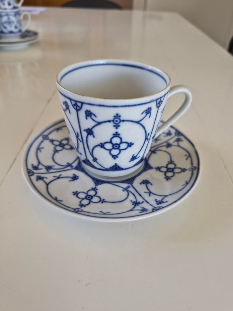 Winterling Bavaria koffiekop en schotel blue saks, Ophalen of Verzenden