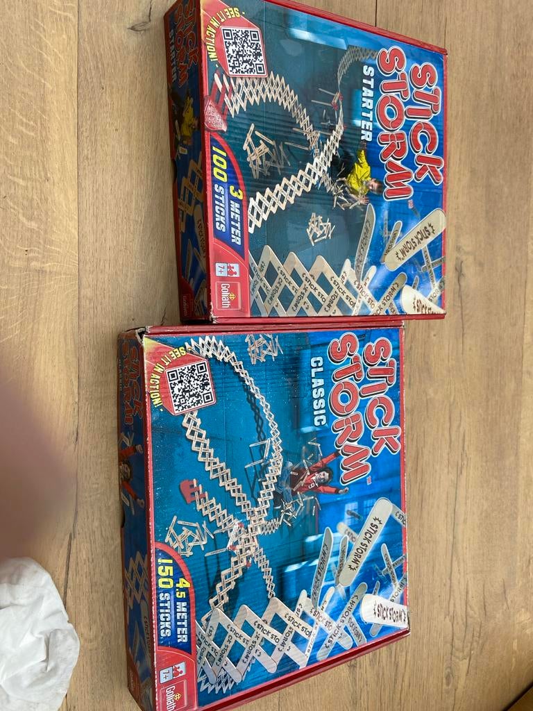 Stick Storm Starter & Classic Set - Domino Bouwset, Ophalen of Verzenden, Zo goed als nieuw, Bouwen