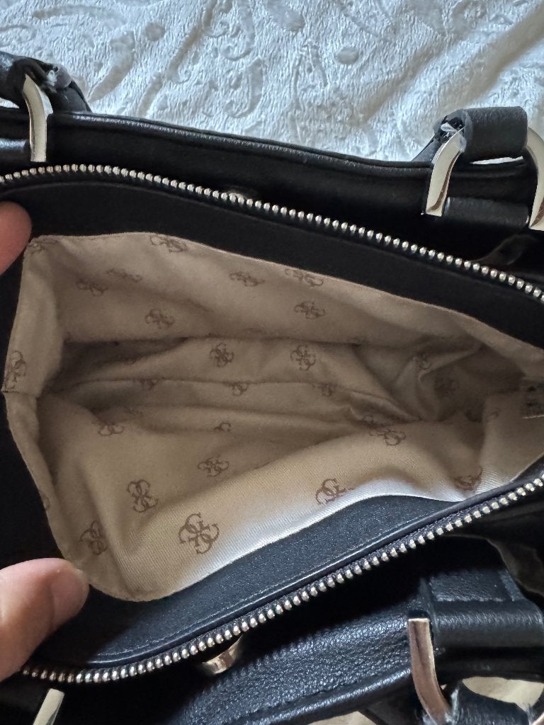 Guess dames tas, Ophalen of Verzenden, Zo goed als nieuw, Zwart, Handtas
