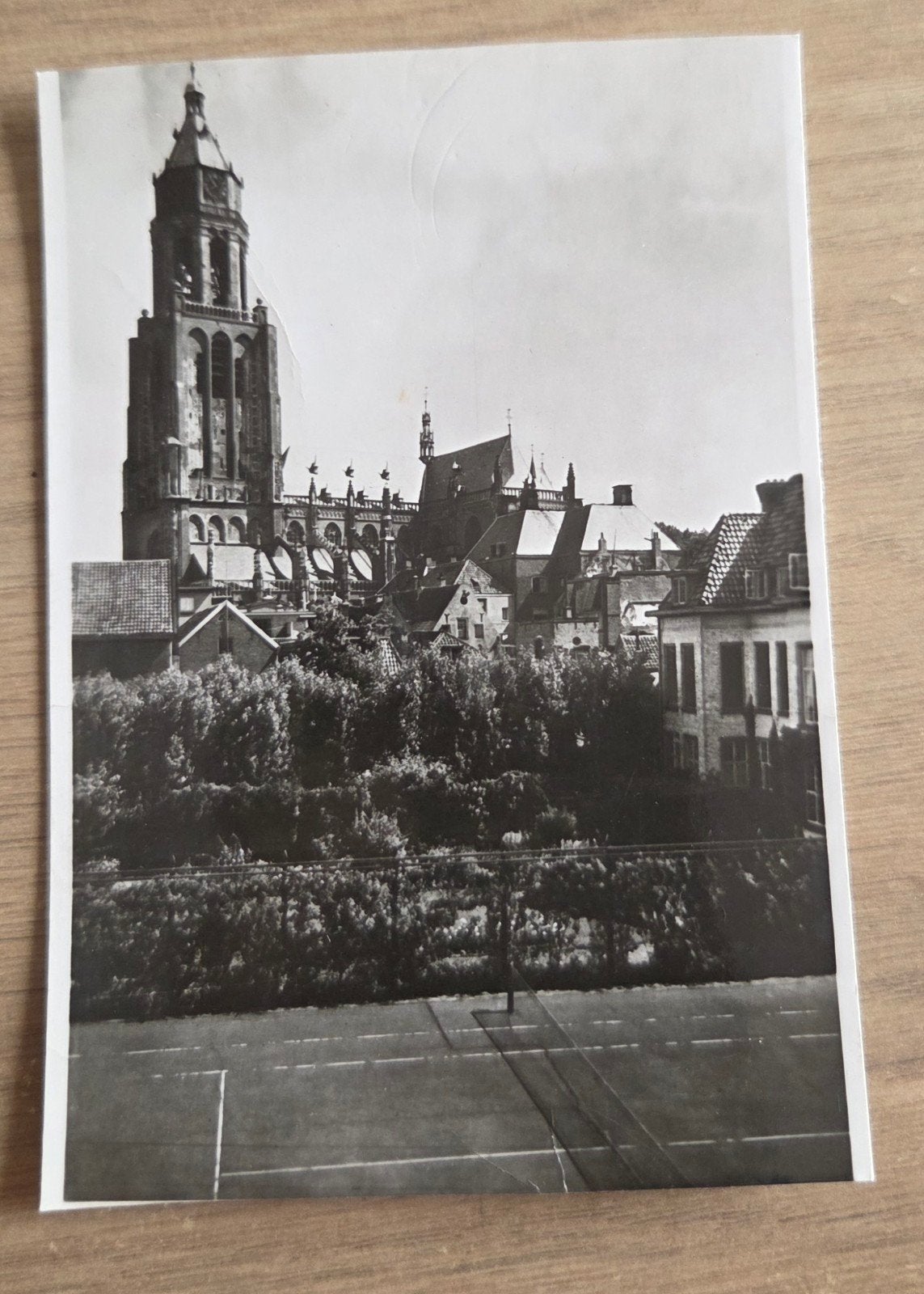 Ansichtkaart Arnhem Grote of St. Eusebiuskerk 1944, Verzamelen, Ophalen of Verzenden, 1940 tot 1960, Gelopen, Gelderland