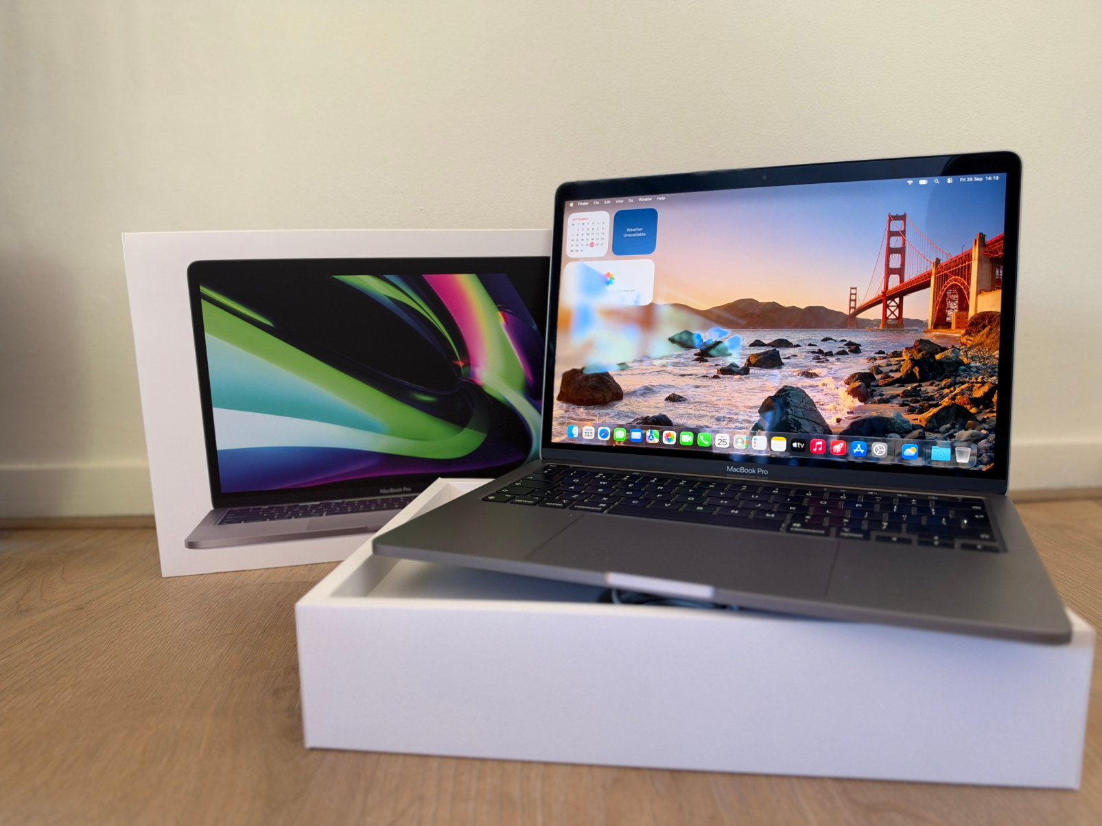 MacBook Pro 2020 M1 – 16GB – Space Grey – Nieuwstaat, Computers en Software, Qwerty, 13 inch, 512 GB, Zo goed als nieuw